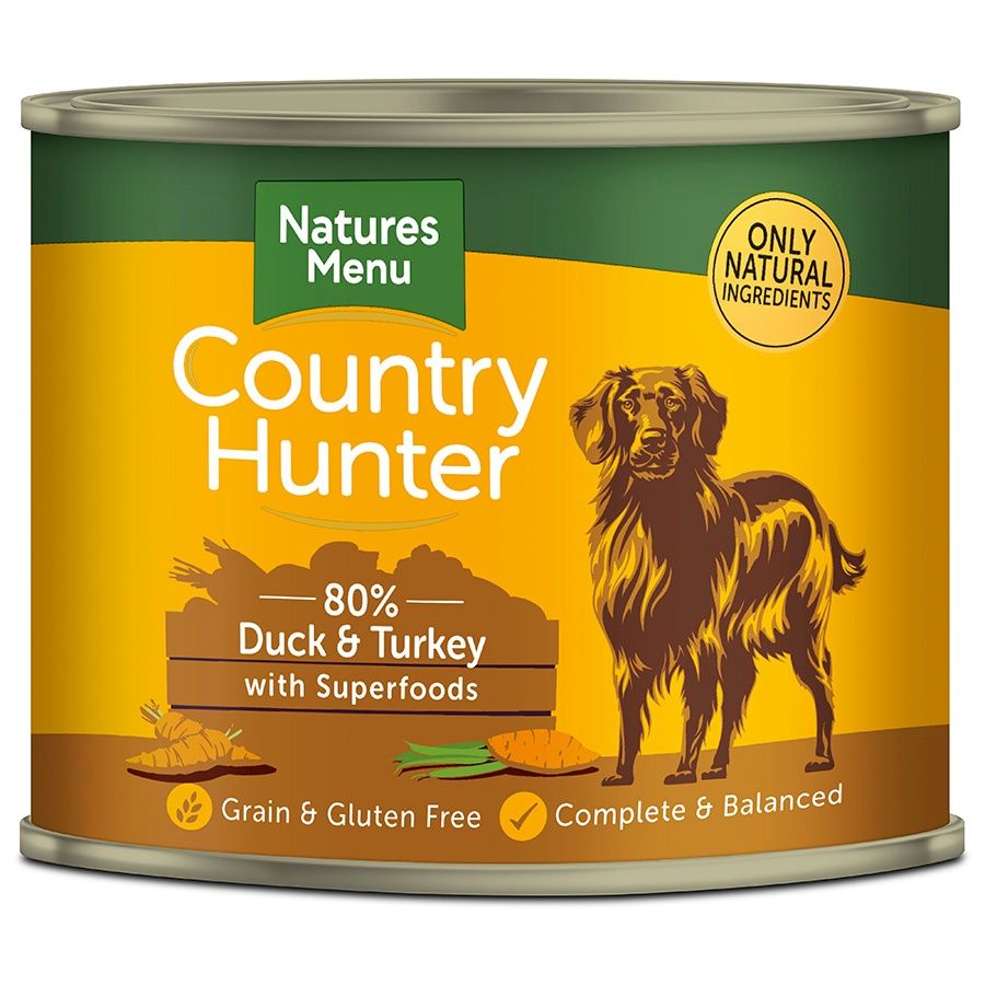 Natures Menu Country Hunter Duck and Turkey Can 600g