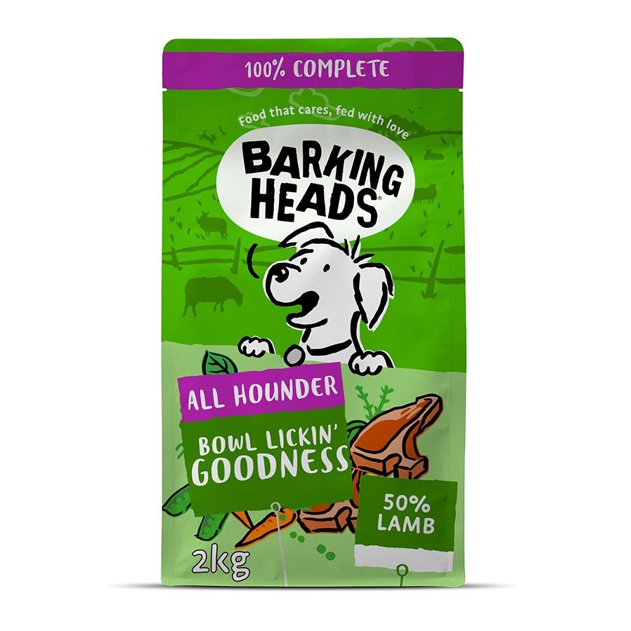 Barking Heads Dog Adult Chop Lickin Lamb 2kg