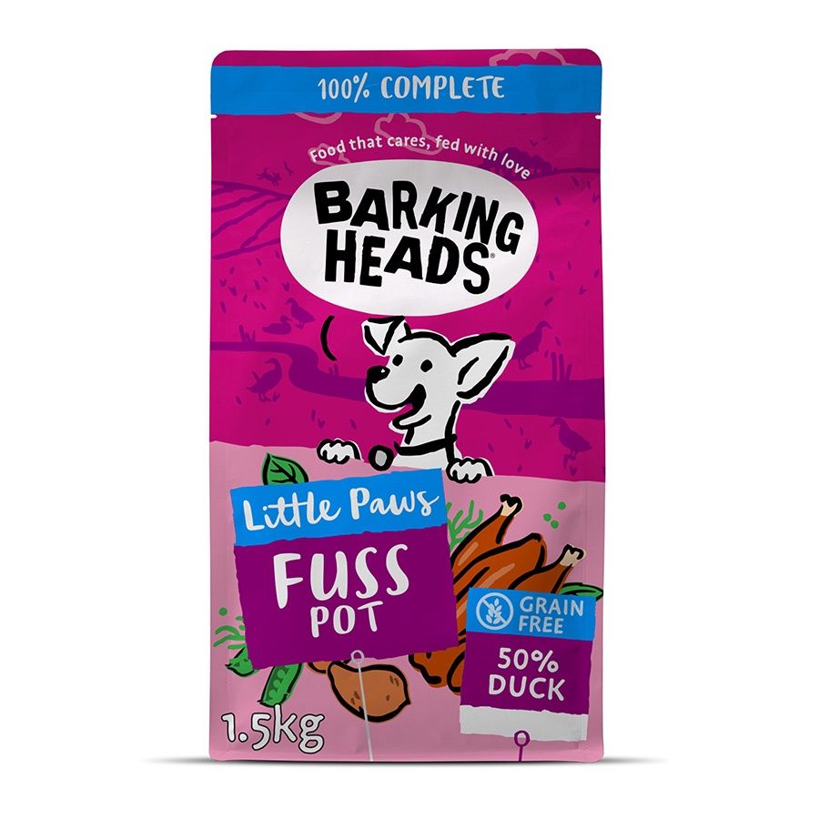 Barking Heads Small Dogs Adult Doggylicious Duck 1.5kg