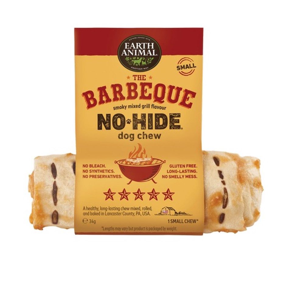 Earth Animal No Hide Barbecue Small Chew 34g