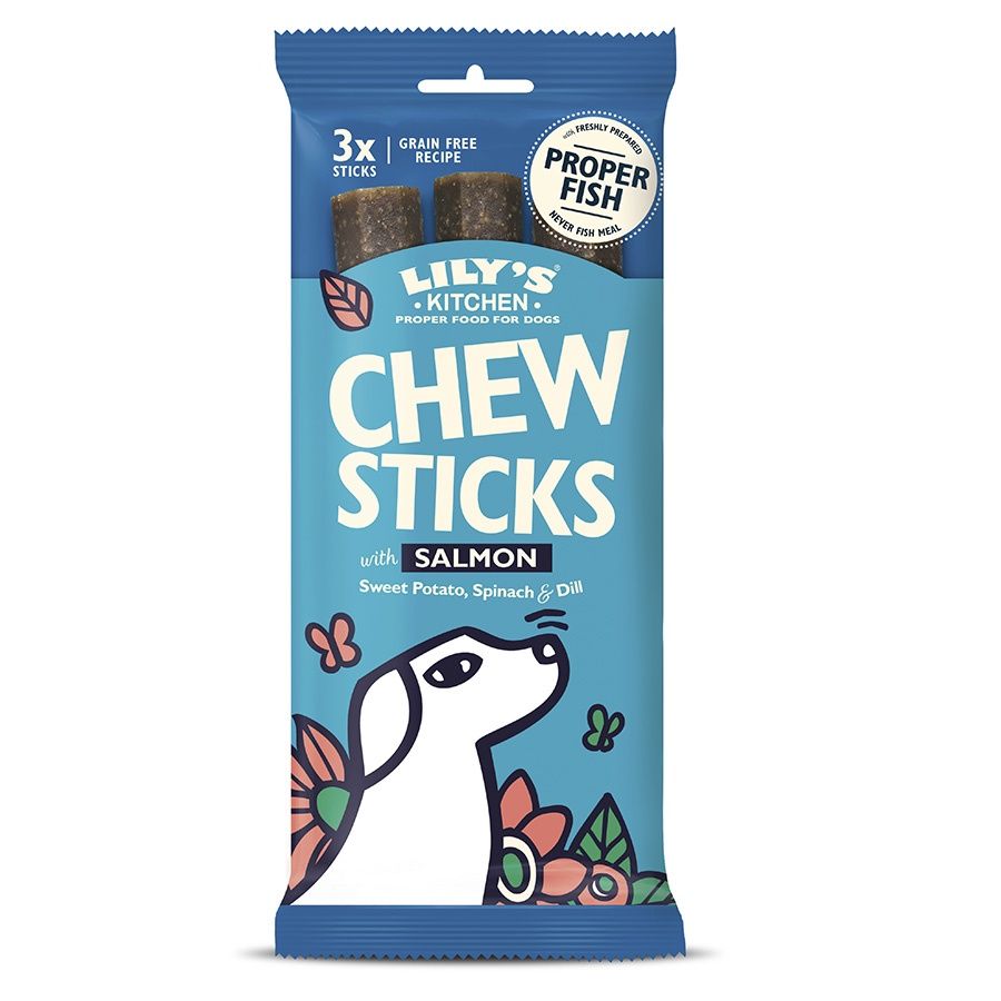 Lilys Kitchen Salmon Chew Sticks 120g
