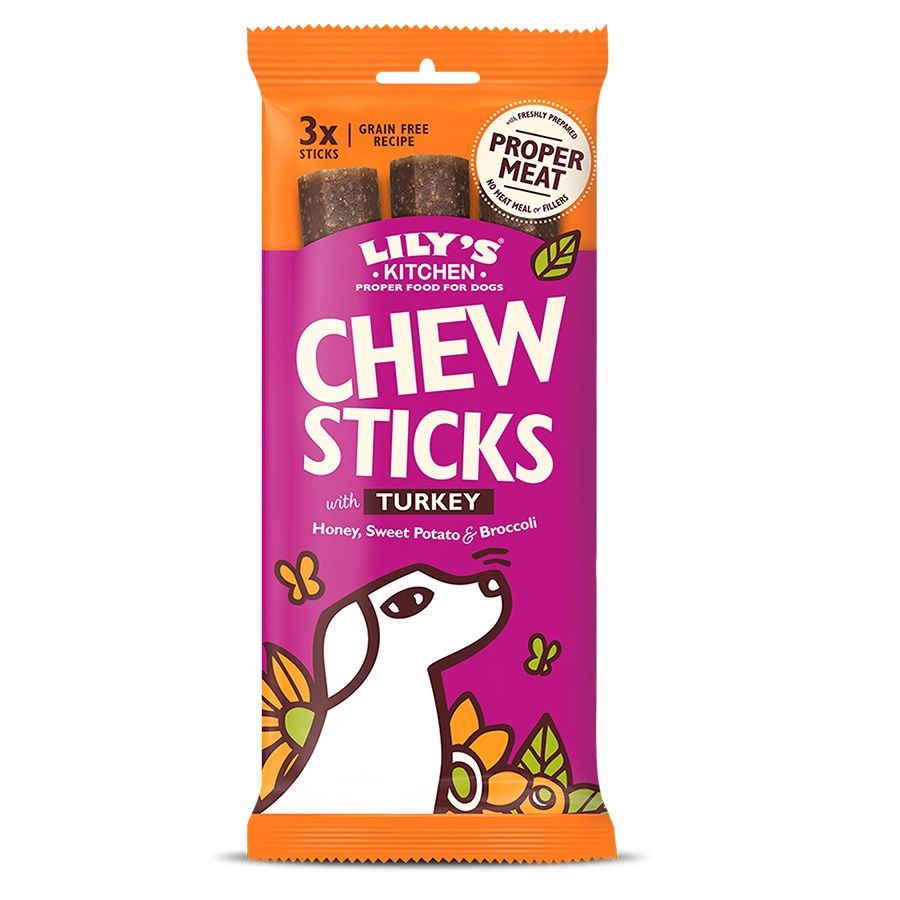Lilys Kitchen Turkey Chew Sticks 120g