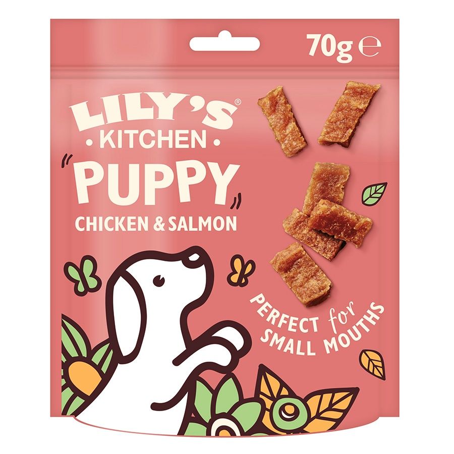 Lilys Kitchen Puppy Chicken &amp; Salmon Nibbles 70g