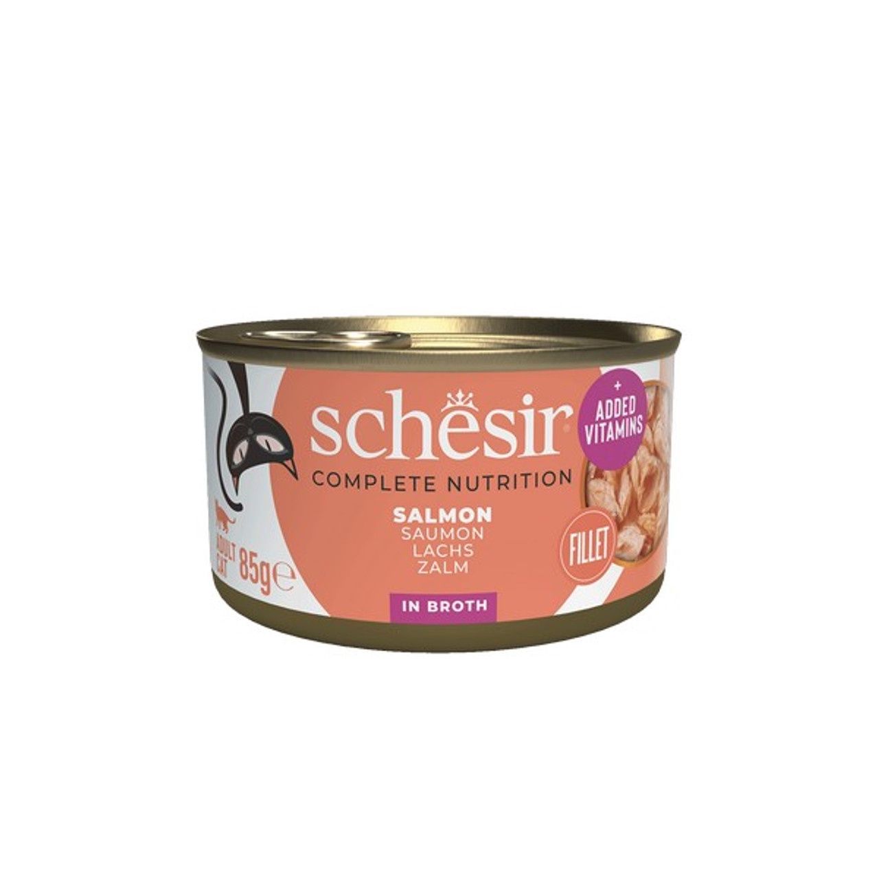 Schesir Salmon In Broth 85g