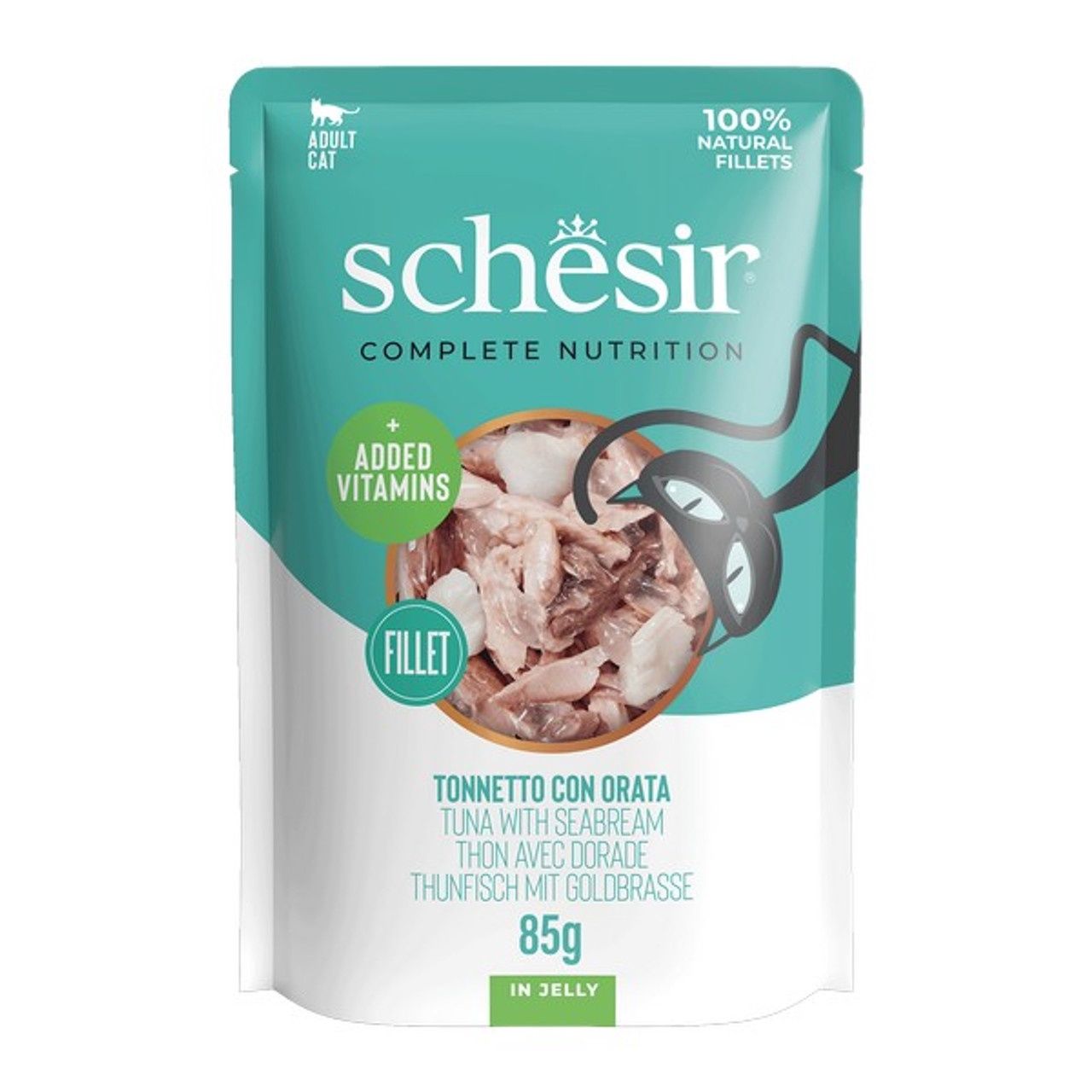 Schesir Tuna with Seabream In Jelly Pouch 85g