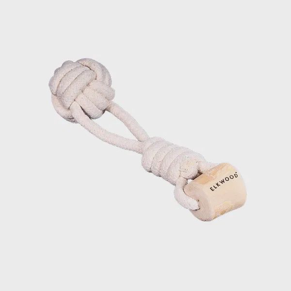 Coffee Wood Knot &amp; Ball Toy