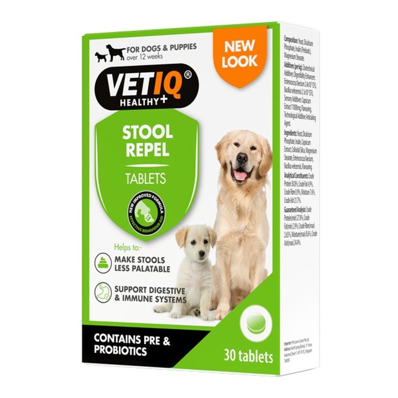 M &amp; C Vet IQ Stool Repel 30 Tablets