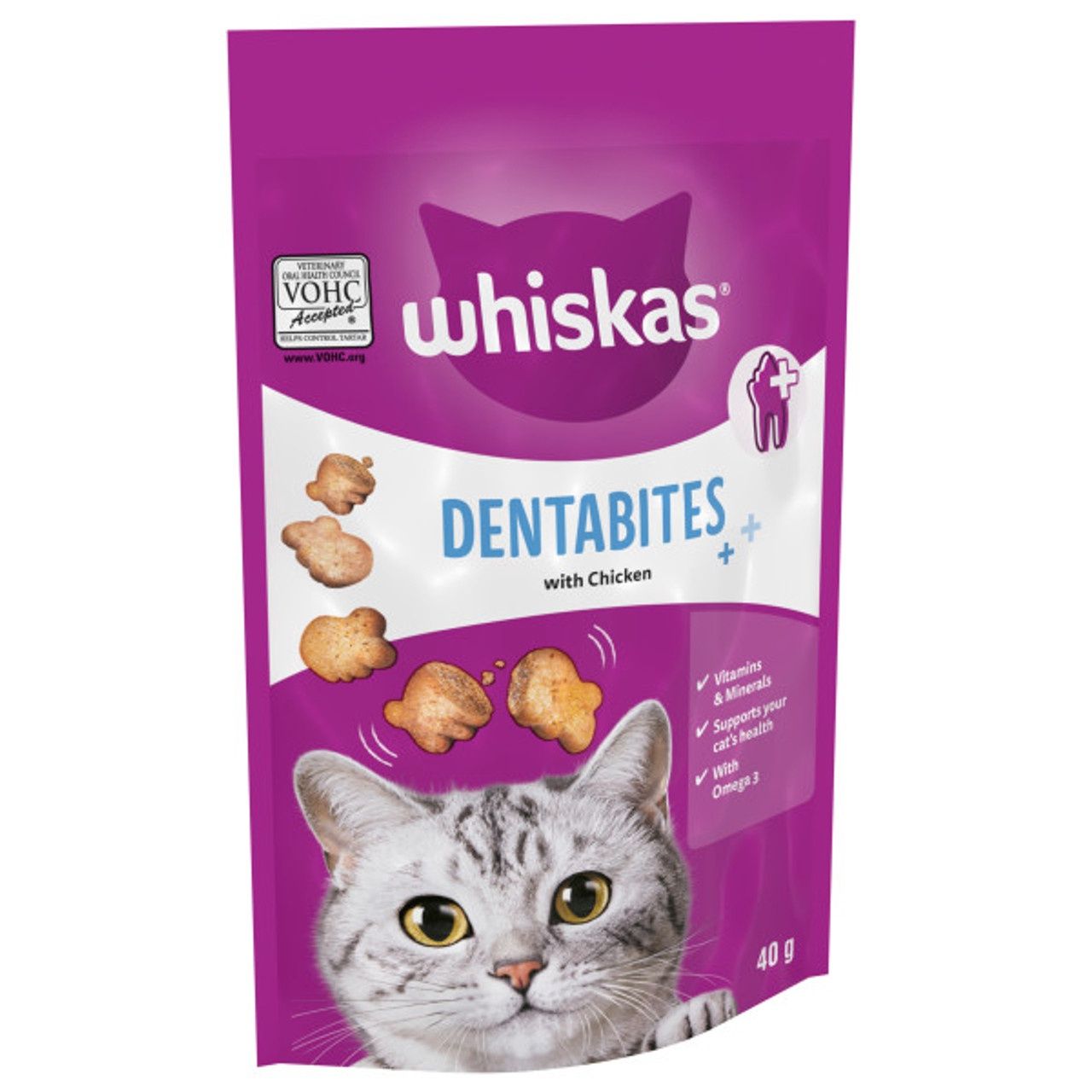 Whiskas Dentabites Chicken 40g