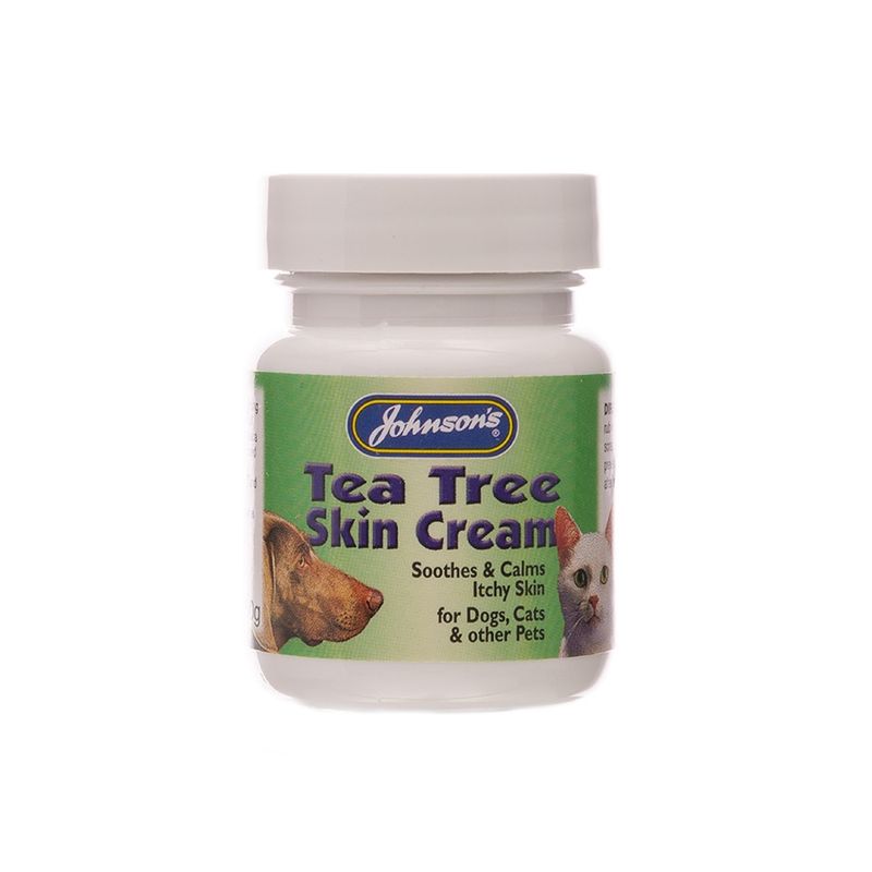Dog &amp; Cat Tea Tree Antiseptic Skin Cream 50g