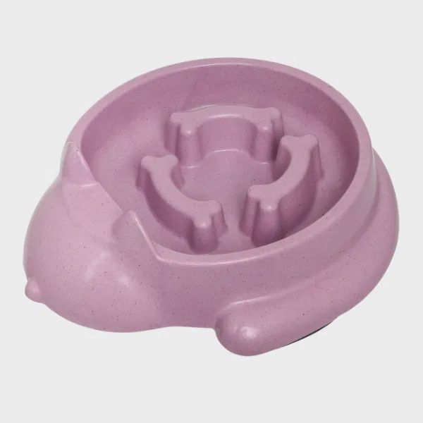 Bamboo Slow Feeder Cat Shaped 700ml