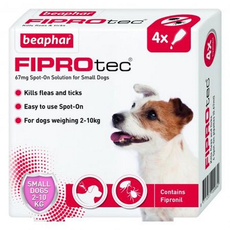 Beaphar Fiprotec Spot On Small Dog (4 Pipettes) Beaphar Fiprotec Spot On Small Dog (4 Pipettes)