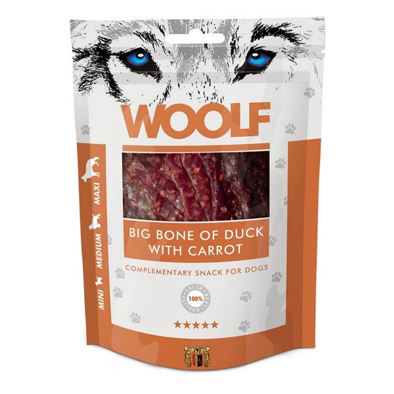 Woolf Big Bone of Duck with Carrot 100g