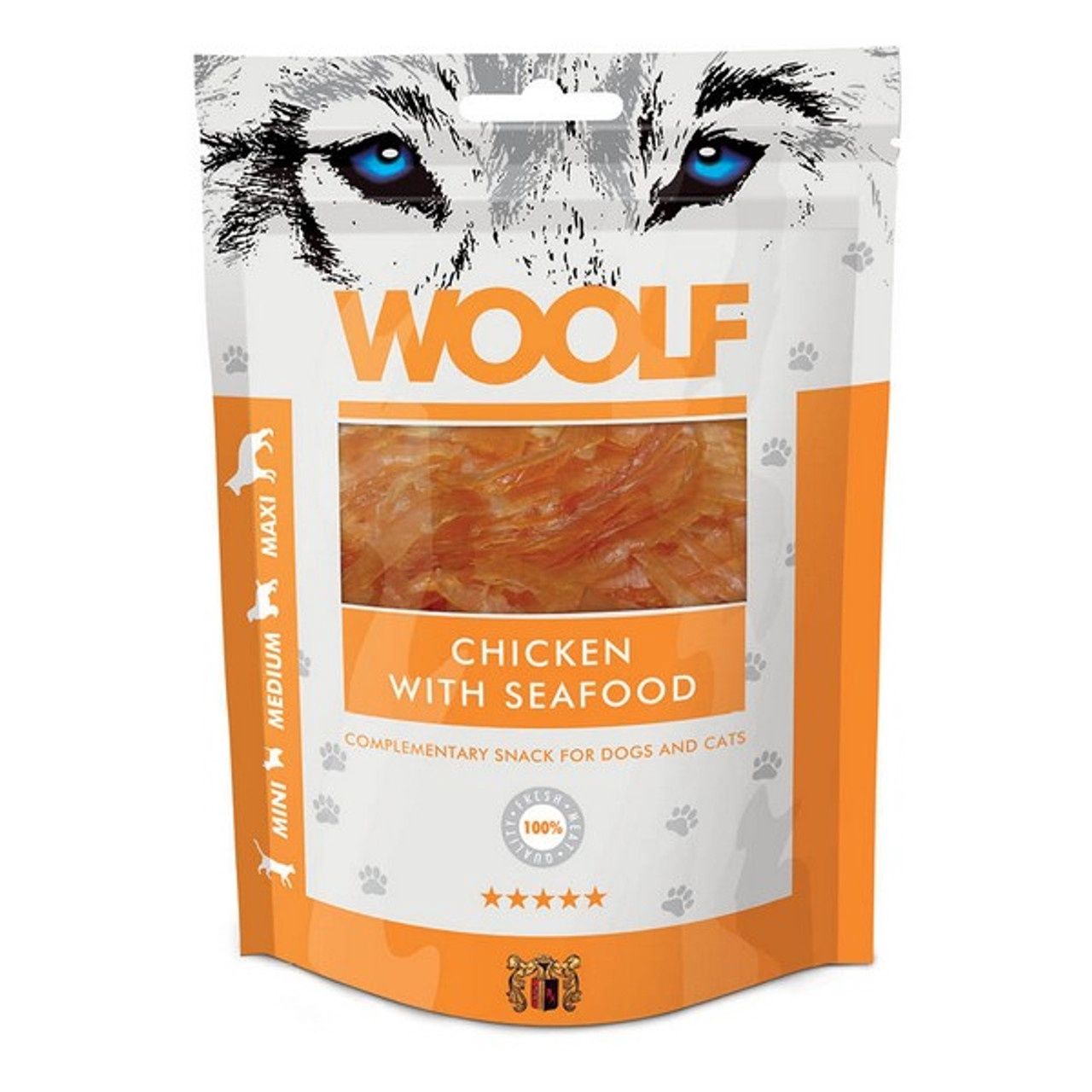 Woolf Chicken and Seafood 100g