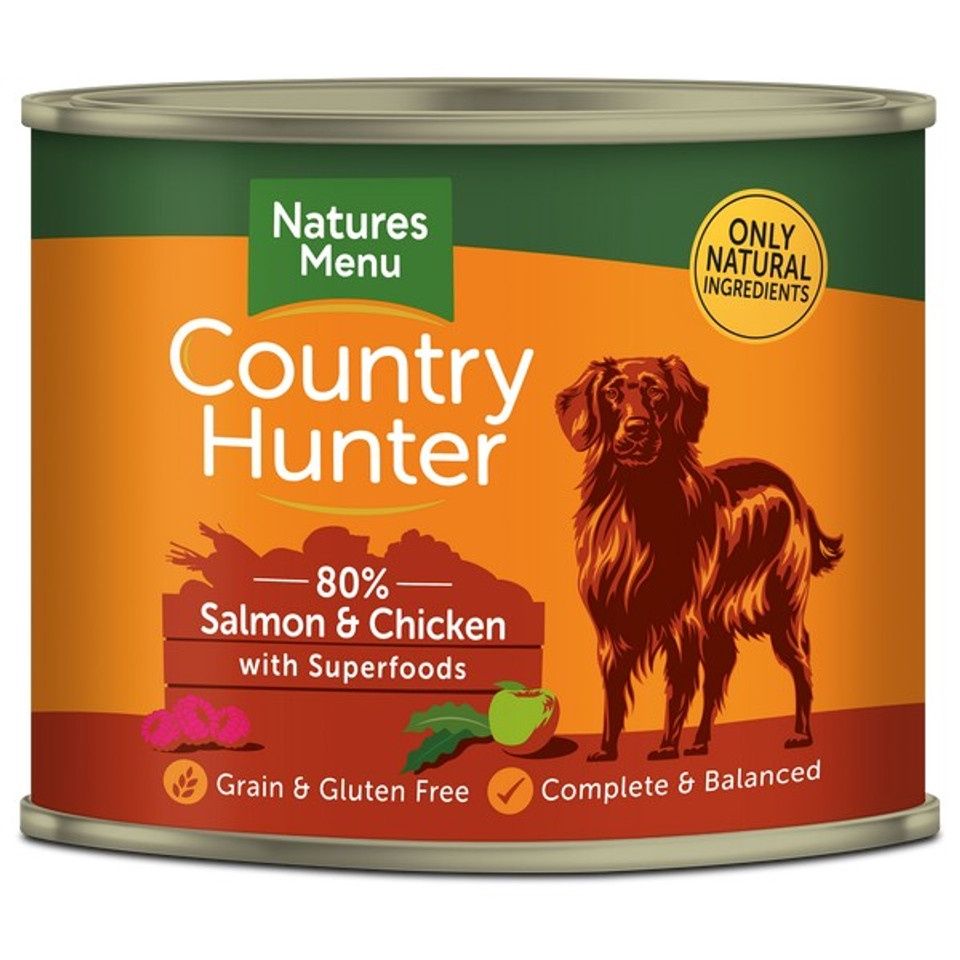 Natures Menu Country Hunter Salmon and Rasberry 600g