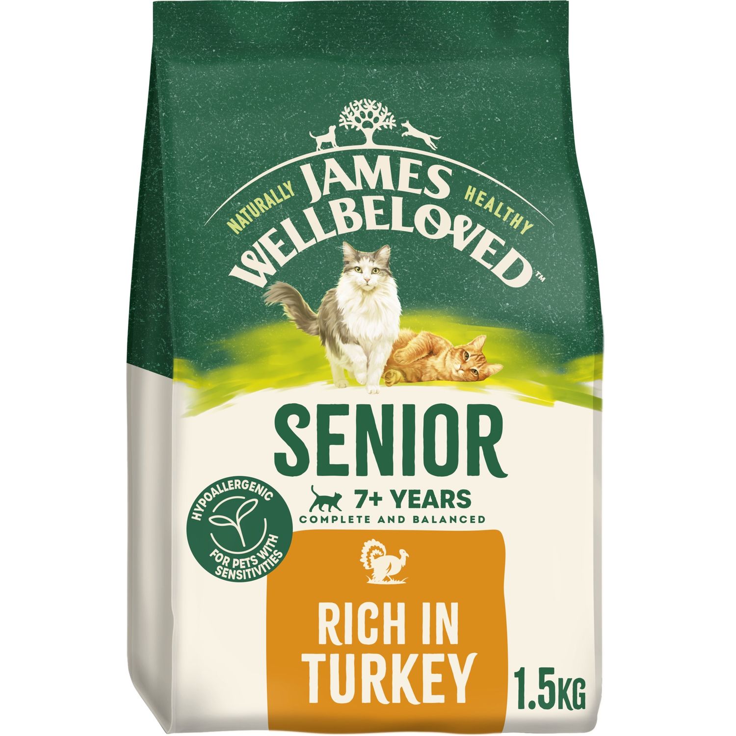 James Wellbeloved Senior Turkey 1.5kg