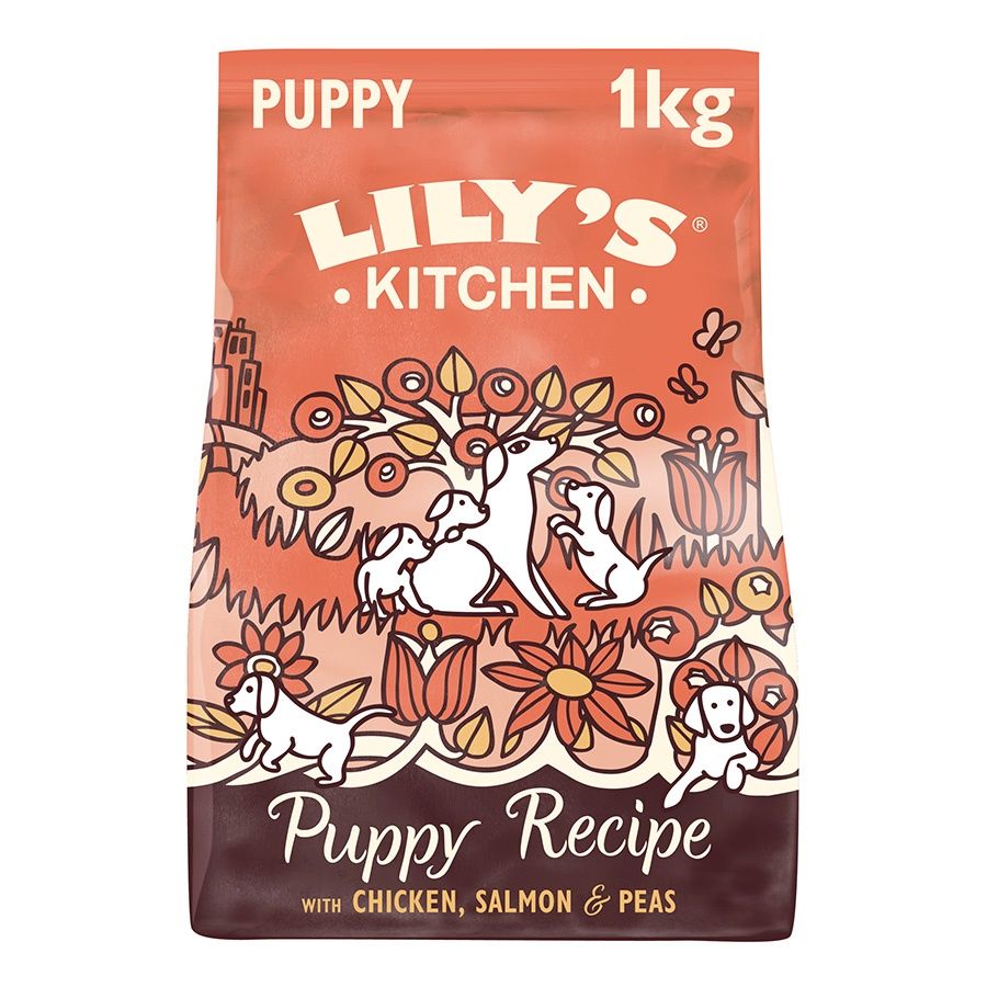 Lilys Kitchen Puppy Recipe with Chicken and Salmon Dry Dog Food 1kg