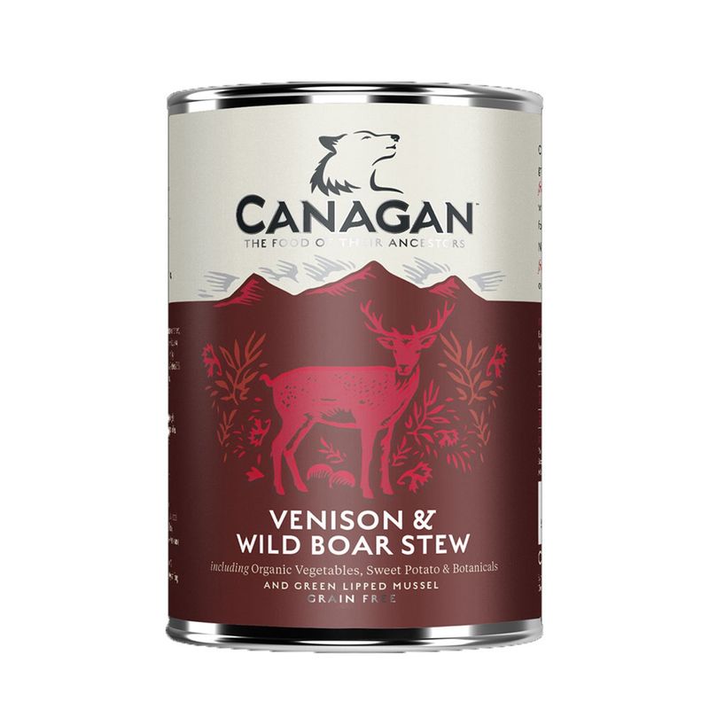 Canagan Dog Tin Venison &amp; Wild Boar Stew 400g