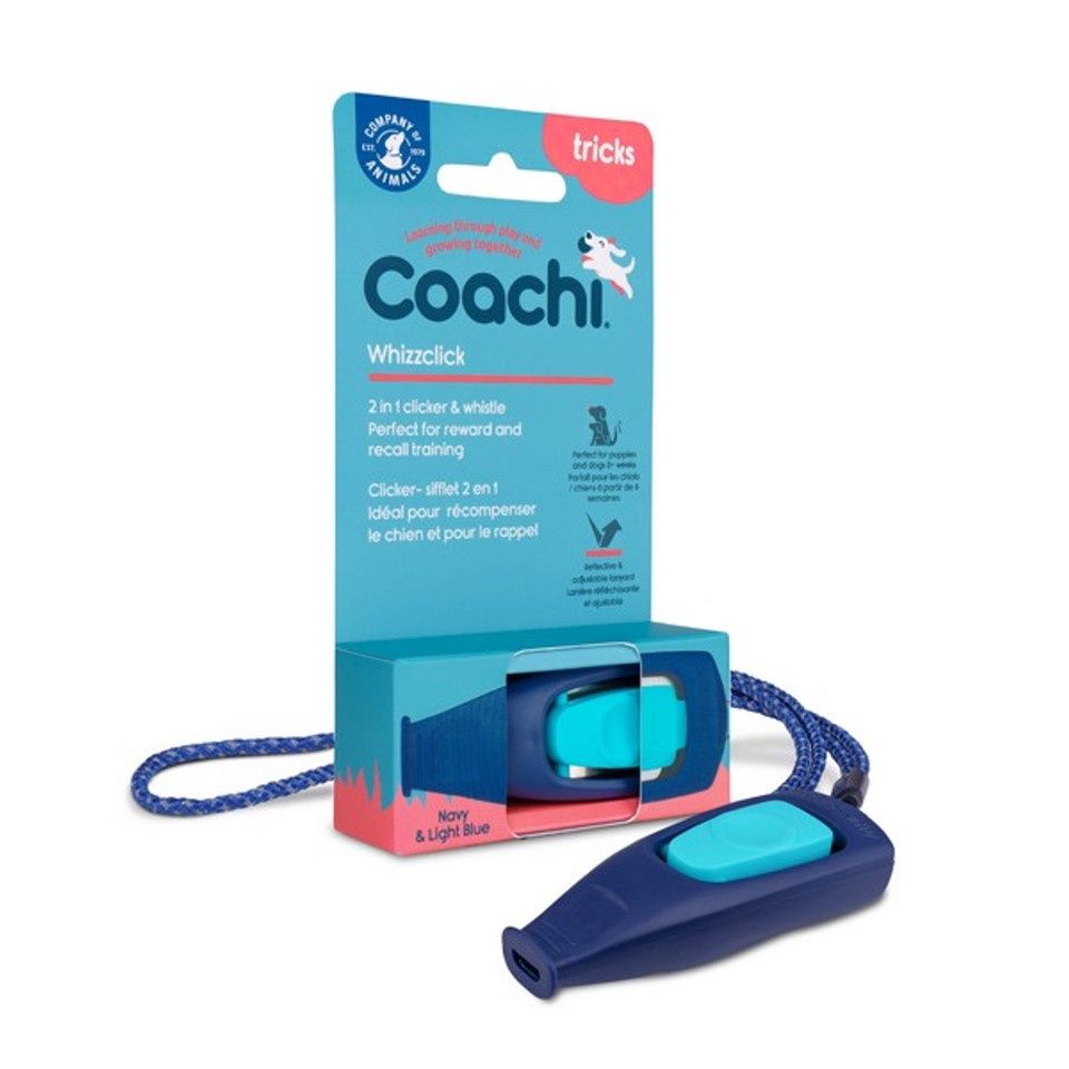 Coachi Whizzclick Light Blue, Navy Button