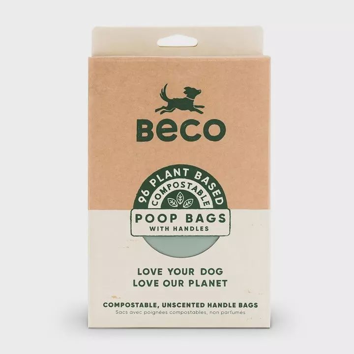 Beco Home Compostable Poop Bags with Handles x96 Pack Beco Home Compostable Poop Bags with Handles x96 Pack