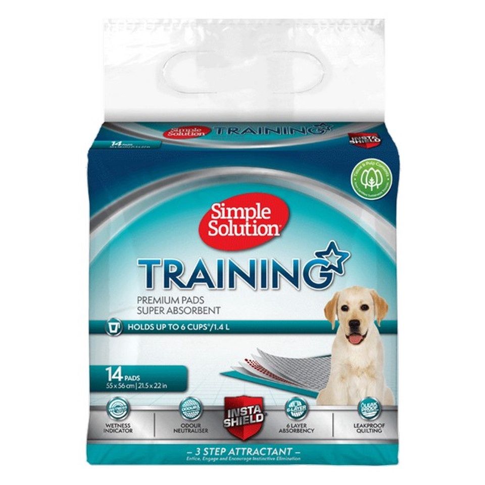 Simple Solution Puppy Training Pads 14pk