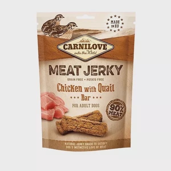 Carnilove Meat Jerky Chicken &amp; Quail 100g