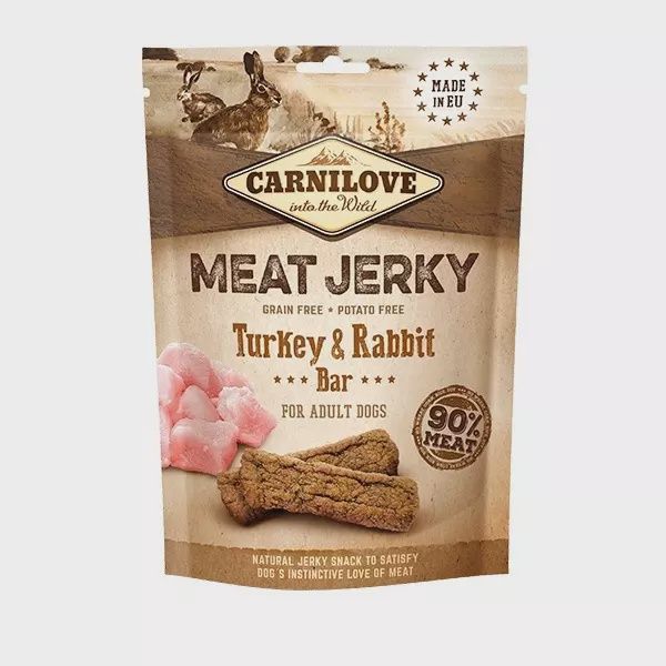 Carnilove Meat Jerky Turkey &amp; Rabbit 100g