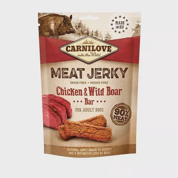 Carnilove Meat Jerky Chicken &amp; Wild Boar 100g