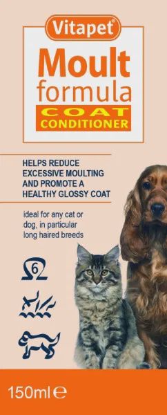 Vitapet Dog Moult Formula Coat Conditioner 150ml