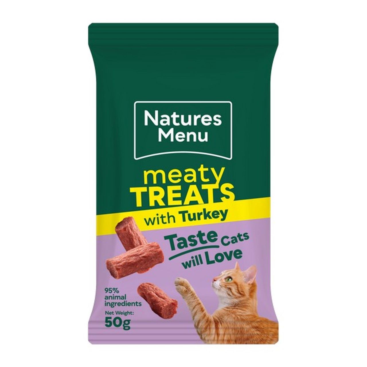 Natures Menu Cat Meaty Treats Turkey 50g