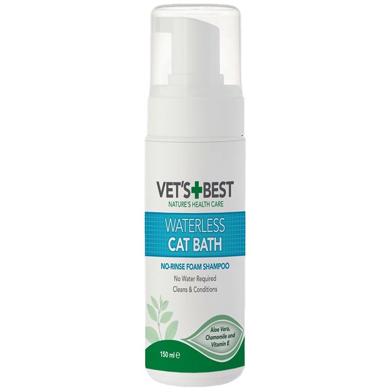 Vet&#39;s Best Waterless Cat Bath Shampoo 150ml