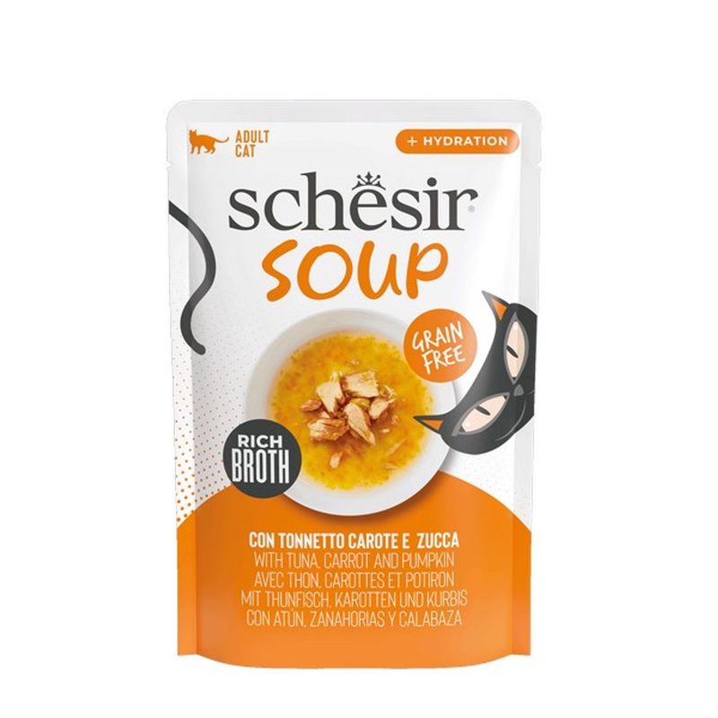 Schesir Soup Tuna with Carrots &amp; Pumpkin 40g