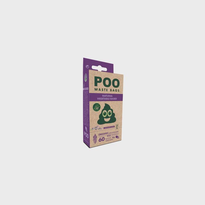 M-PETS Poo Dog Waste Bags Lavender Scented x 60 M-PETS Poo Dog Waste Bags Lavender Scented x 60