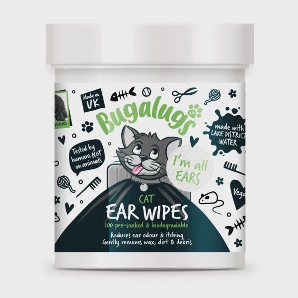 Bugalugs Soothing Cat Ear Wipes