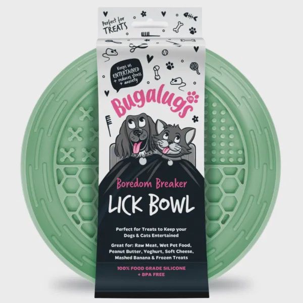 Bugalugs Lick Bowl, Colour: Green