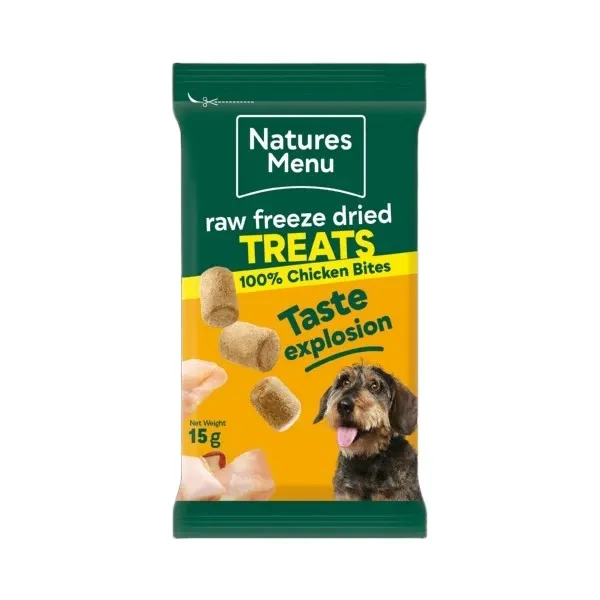 Natures Menu Raw Freeze Dried Bites Chicken 15g