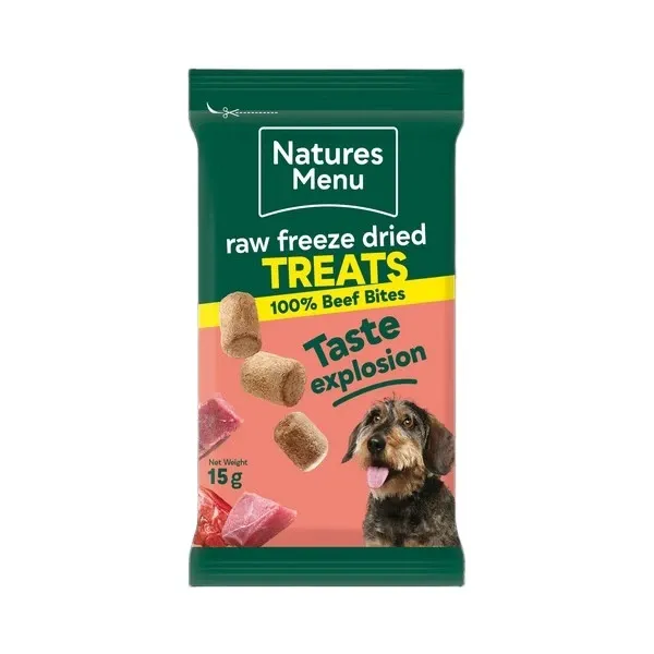 Natures Menu Raw Freeze Dried Treat Beef 15g