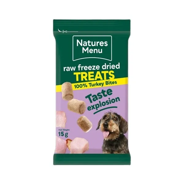 Natures Menu Raw Freeze Dried Treat Turkey 15g