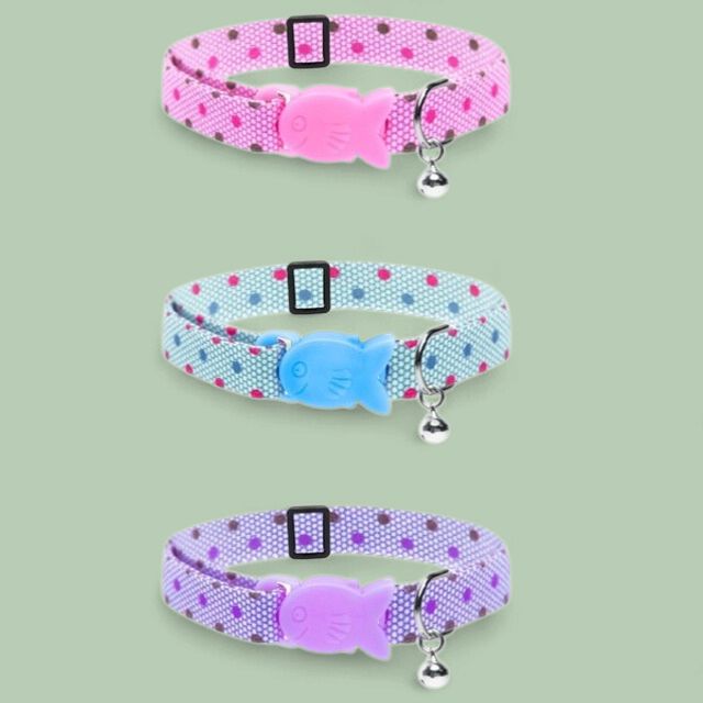 Cat Circus Dotty Cat Collars Assorted