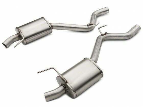 American Racing Headers Mustang 5.0L Coyote 2015-2017 / 2024 Mustang GT Non-Active Axle-Back System - 2-1/2" x 2-1/2", Convertible
