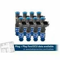 Fuel Injector Clinic 445cc (50 lbs/hr at 43.5 PSI fuel pressure) Fuel Injector Set for Ford F150 (2004-2016) Ford Lightning (1999-2004)