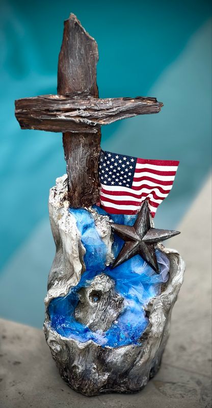 Redeemed &amp; Restored:  The Beauty Within - Wooden Cross