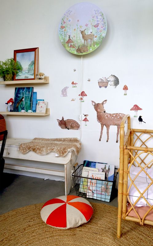 Deer &amp; Friends wall decal