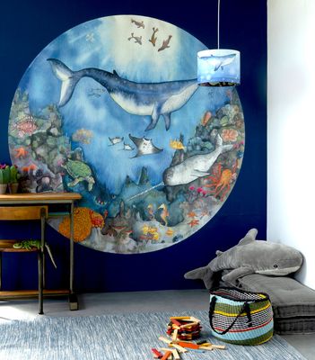 Diepzee droom behangcirkel