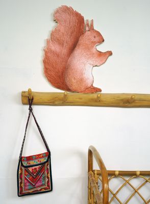 Squirrel wall decal