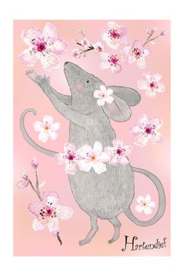 Little Mouse wall decal