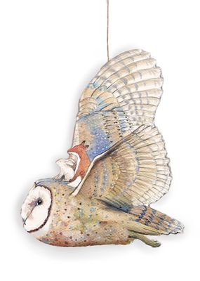 Owl wall hanger