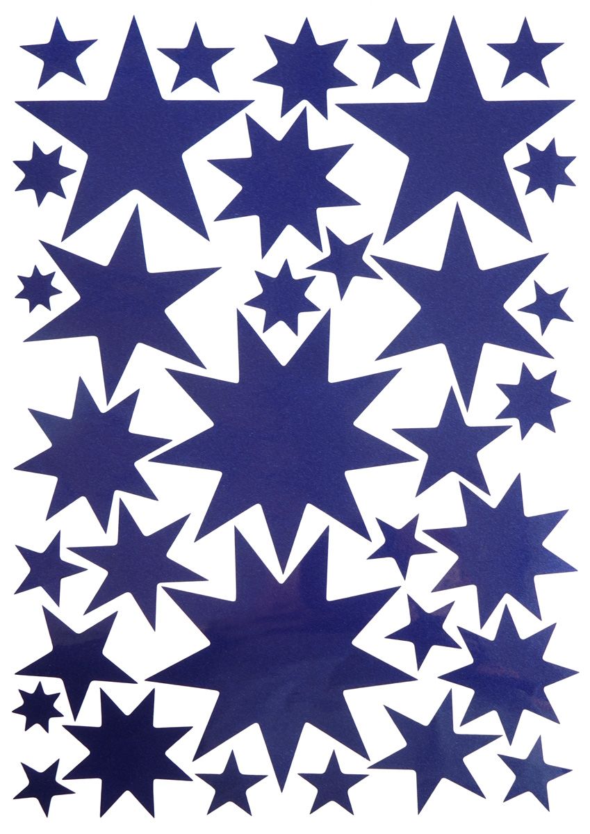 Starry Sky Stickers Midnight Blue