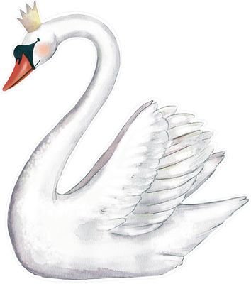 Wallsticker Swan Princess