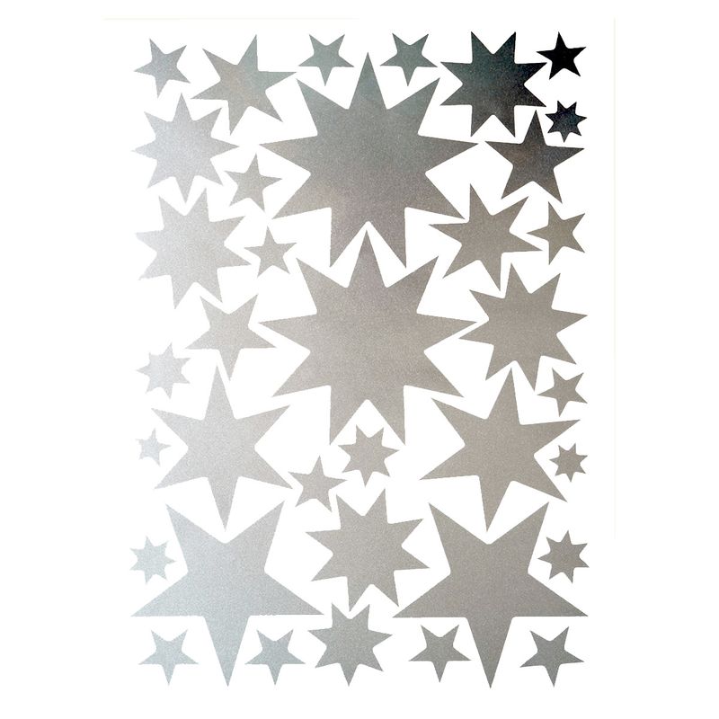 Starry Sky Stickers Silver