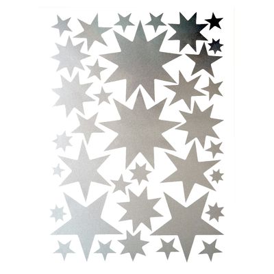 Starry Sky Stickers Silver